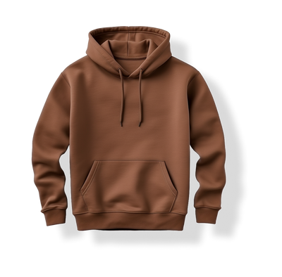 Solid Brown Hoodie